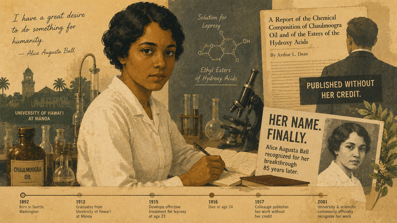 Alice Augusta Ball and the Treatment That Was Stolen Twice — History essay by Editorial Desk